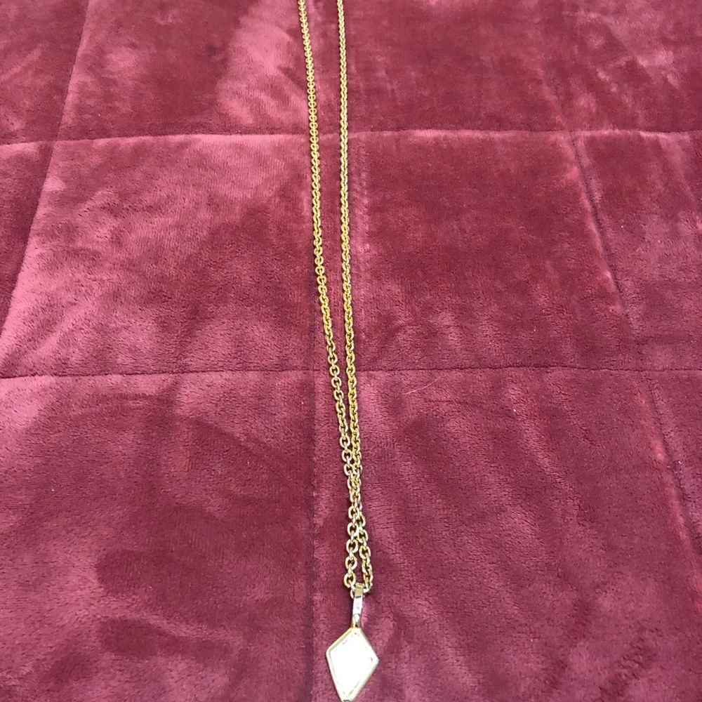 Kara by Kara Ross Snake skin pendant necklace